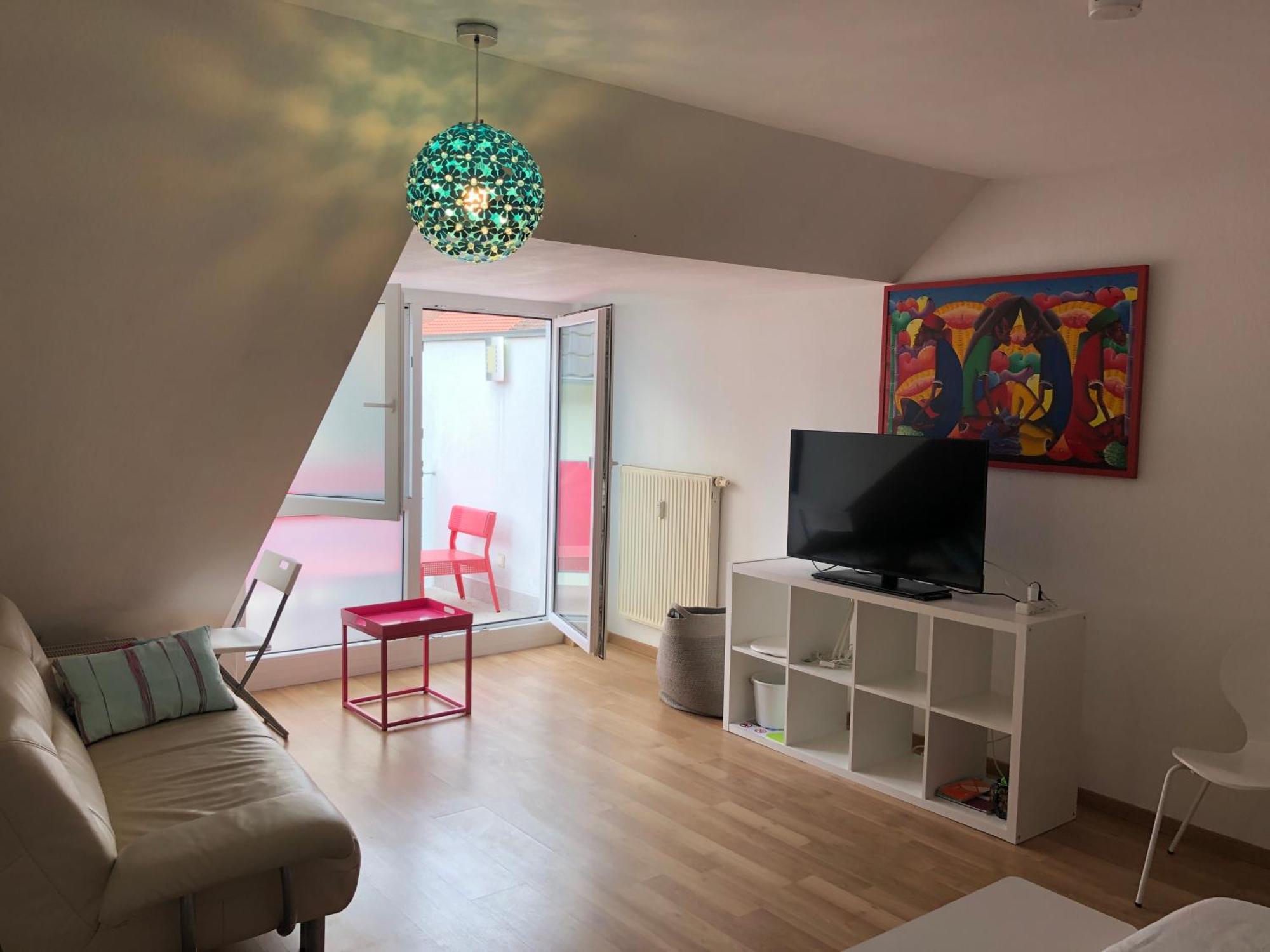 Studio Ochsenfurt Mit Sonnigem Balkon Kültér fotó