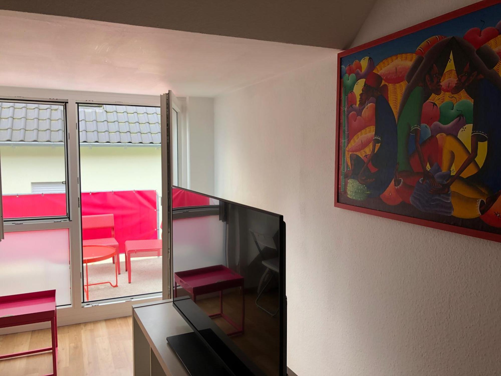Studio Ochsenfurt Mit Sonnigem Balkon Kültér fotó