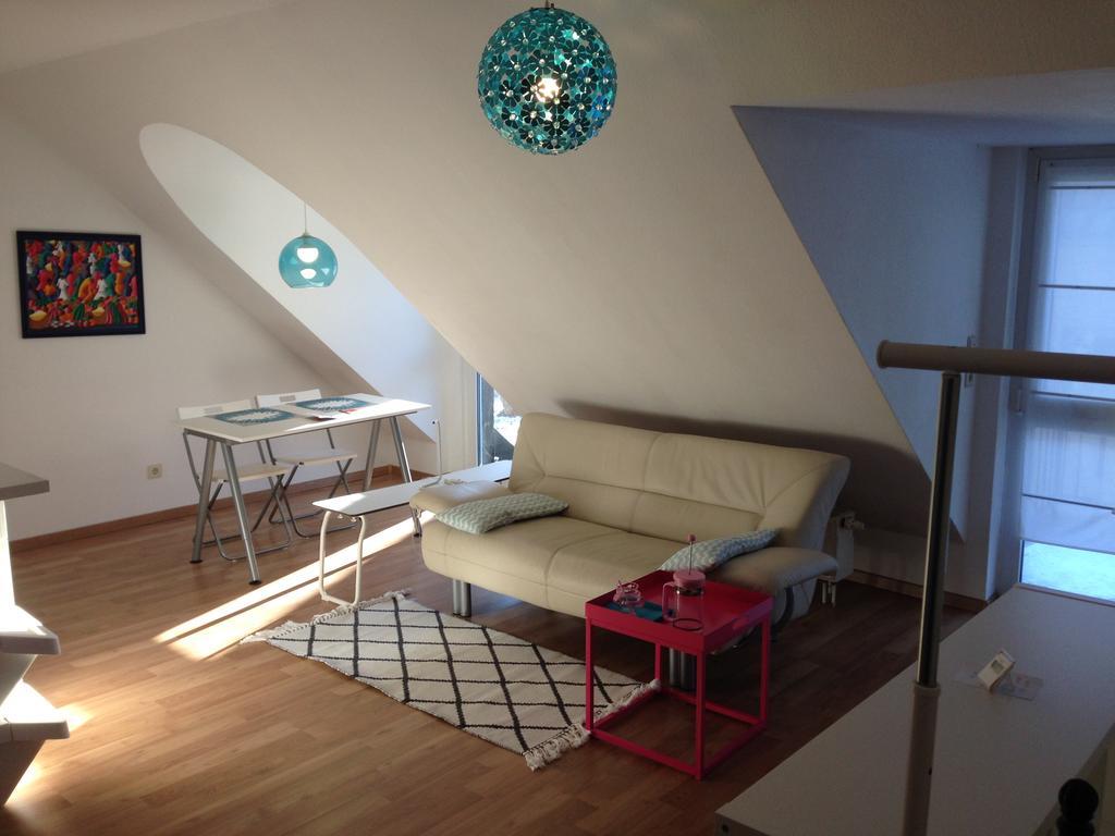 Studio Ochsenfurt Mit Sonnigem Balkon Kültér fotó